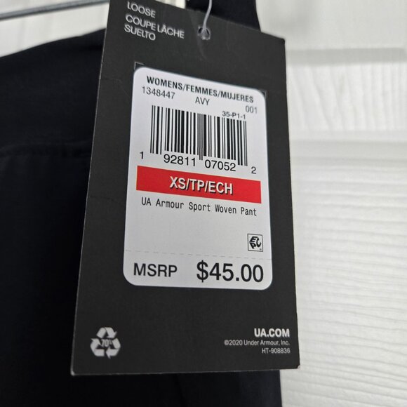Women's Under Armour loose fit tech pant NWT - Picture 3 of 3